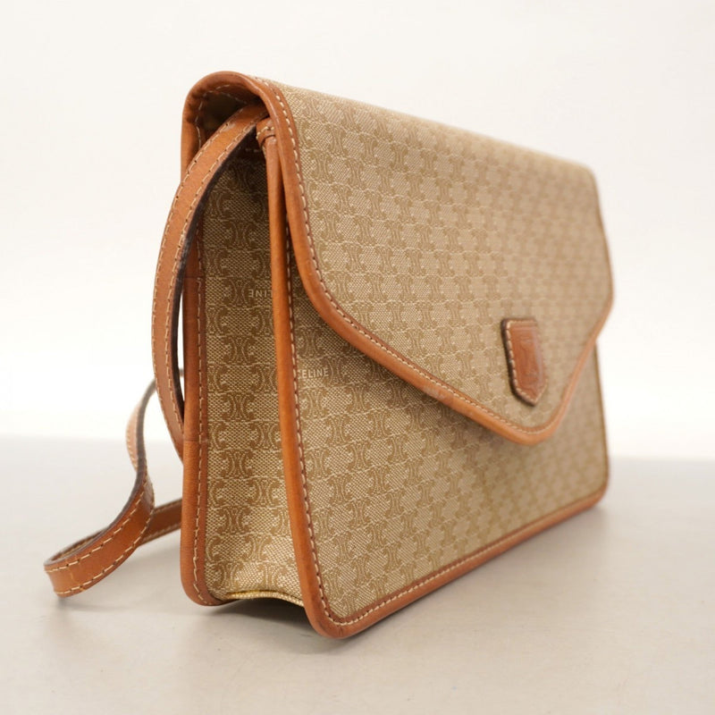 Vintage Saddle Flap Shoulder Bag Macadam