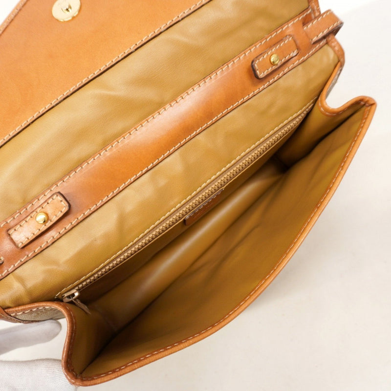 Vintage Saddle Flap Shoulder Bag Macadam