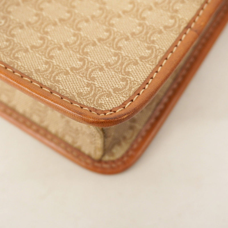 Vintage Saddle Flap Shoulder Bag Macadam