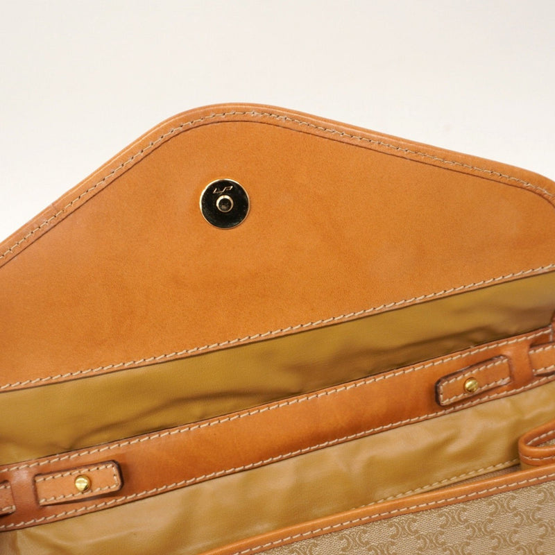 Vintage Saddle Flap Shoulder Bag Macadam