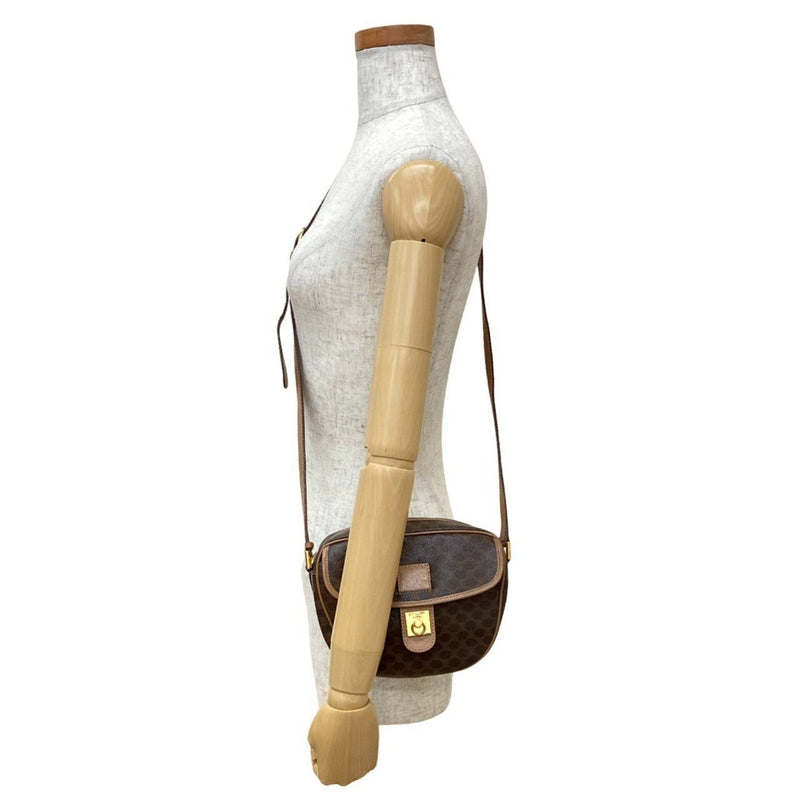 Vintage Saddle Flap Shoulder Bag Macadam