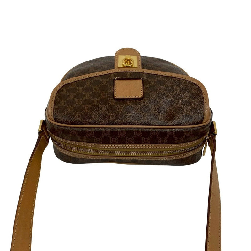 Vintage Saddle Flap Shoulder Bag Macadam