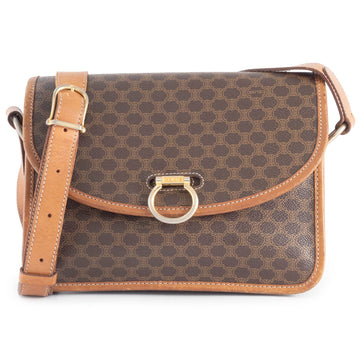 Vintage Saddle Flap Shoulder Bag Macadam