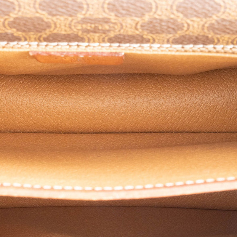 Vintage Saddle Flap Shoulder Bag Macadam