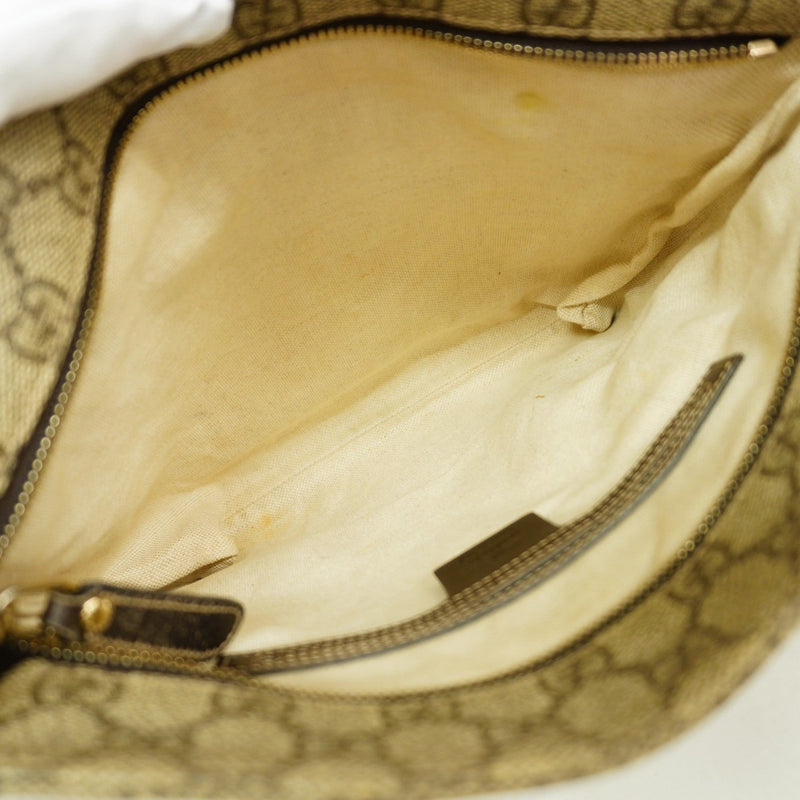 Front Zip Flat Messenger Bag Gg Coated