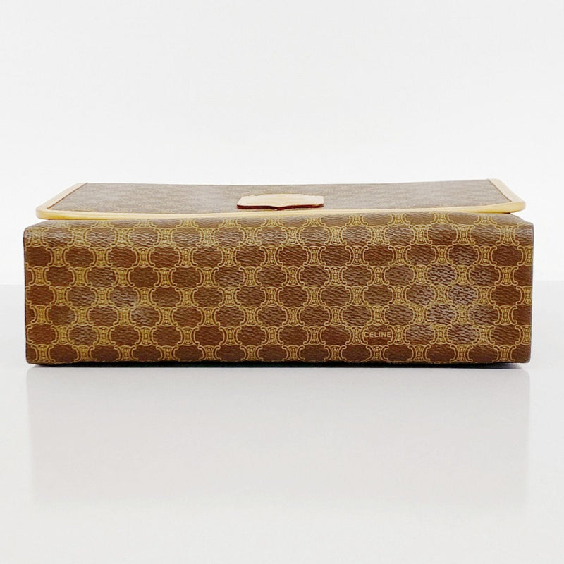 Vintage Saddle Flap Shoulder Bag Macadam