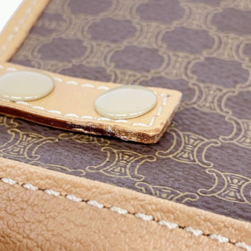 Vintage Saddle Flap Shoulder Bag Macadam