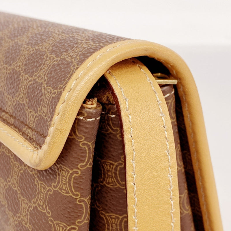 Vintage Saddle Flap Shoulder Bag Macadam