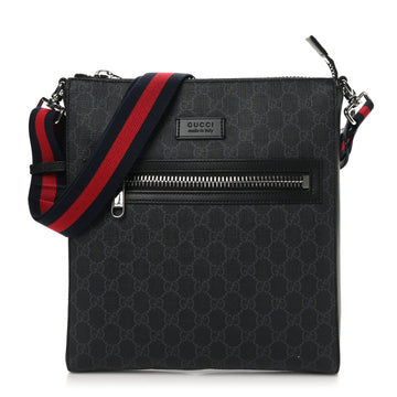 Gg Supreme Appia Calfskin Web Flat