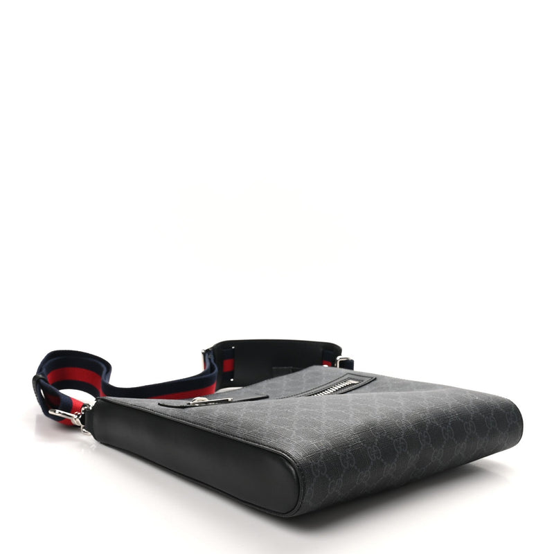 Gg Supreme Appia Calfskin Web Flat