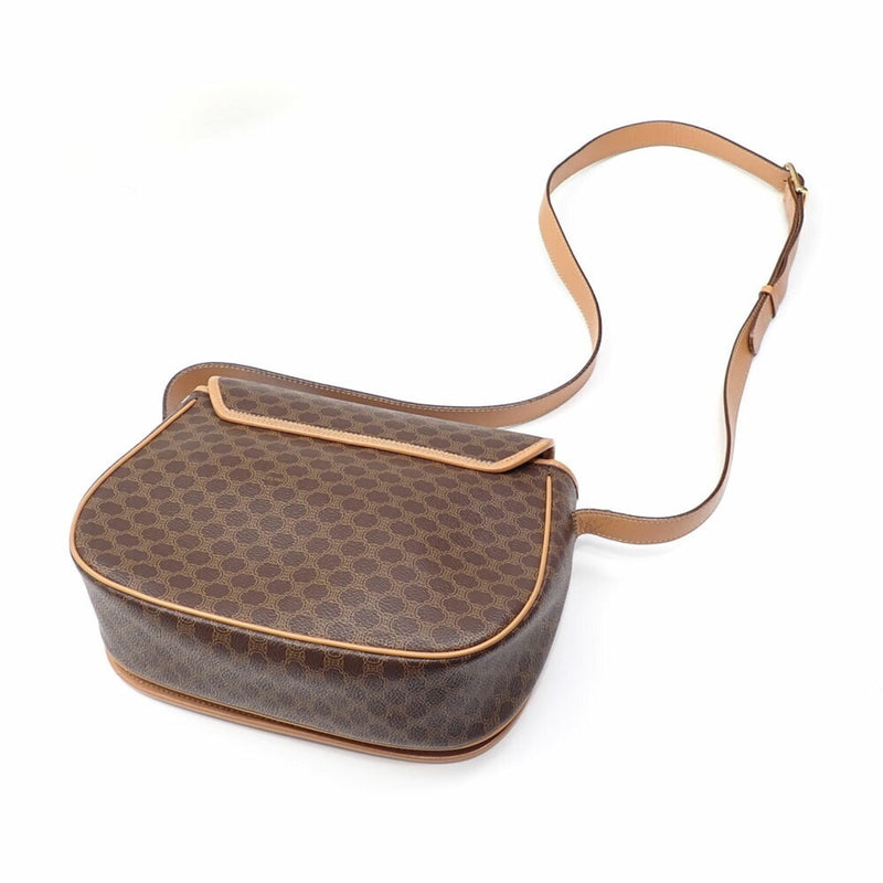 Vintage Saddle Flap Shoulder Bag Macadam