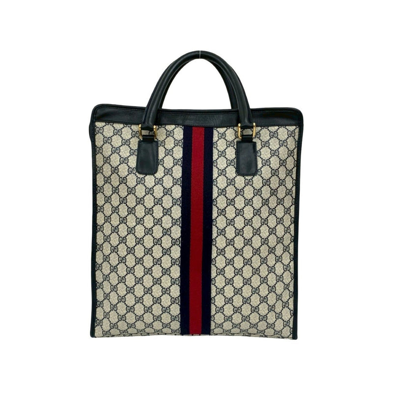 Animalier Web Top Handle Tote Gg Coated