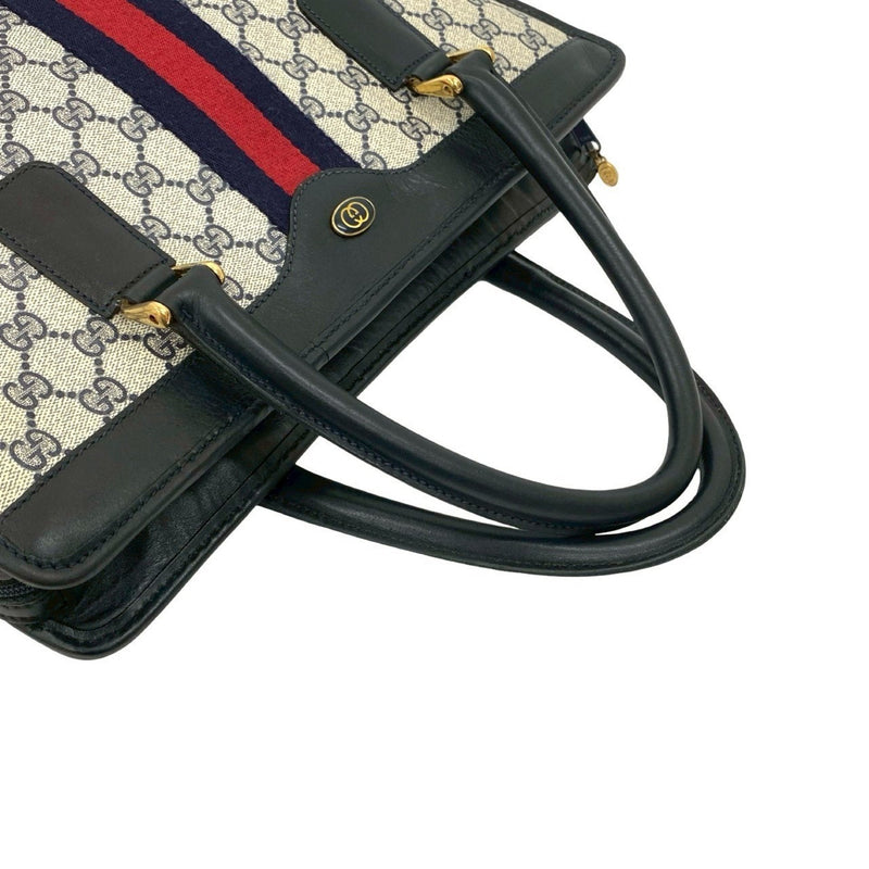 Animalier Web Top Handle Tote Gg Coated