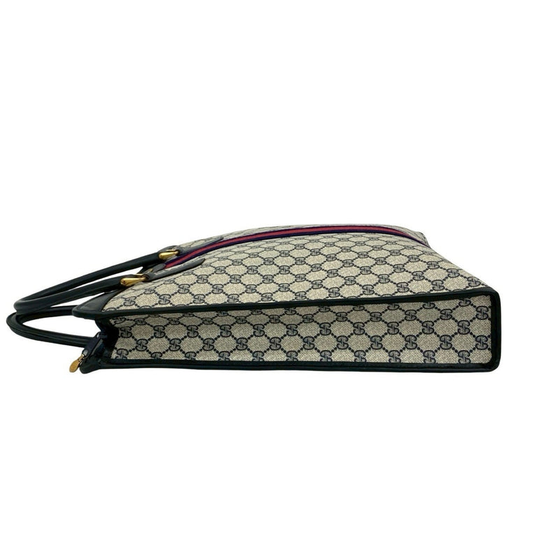 Animalier Web Top Handle Tote Gg Coated