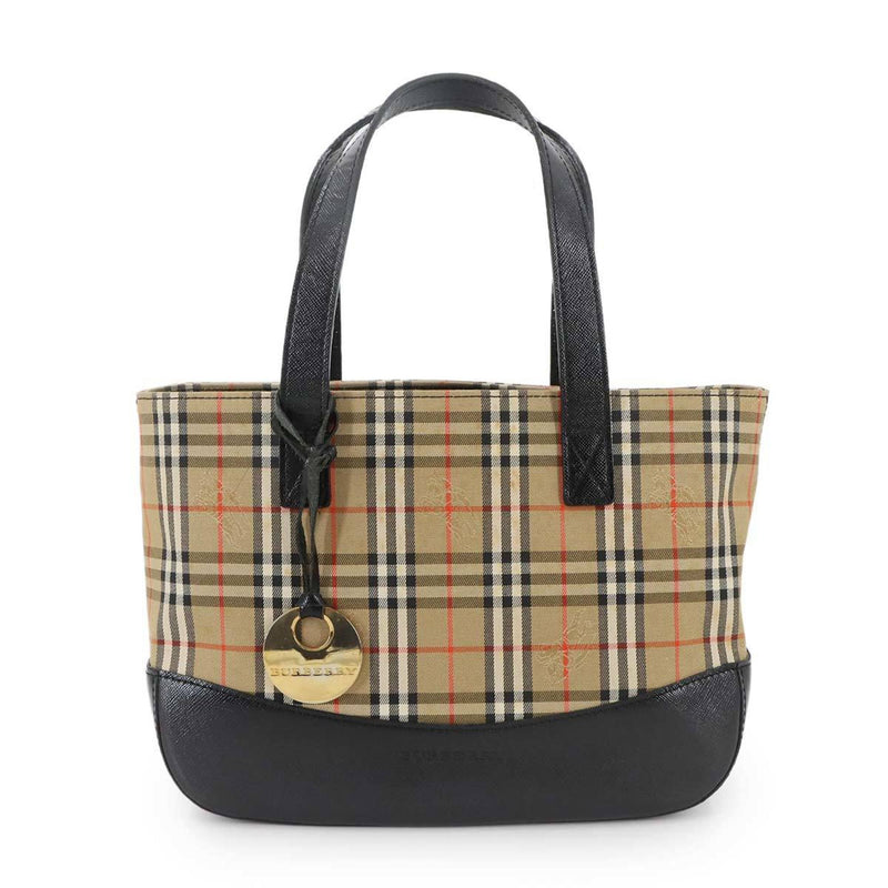 London Tote Vintage Check Canvas Small