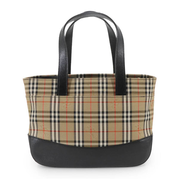 London Tote Vintage Check Canvas Small
