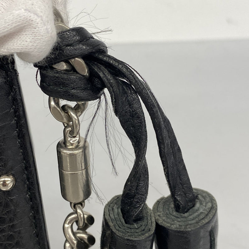 Miss Bamboo Shoulder Bag Studded Leather