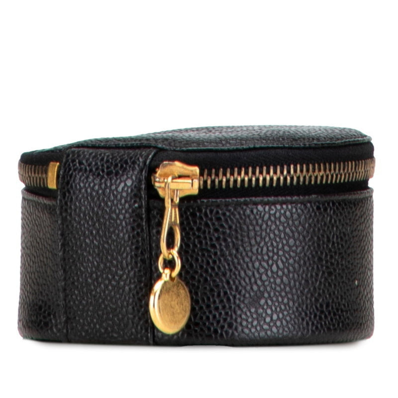 Vintage Timeless Cosmetic Case Caviar