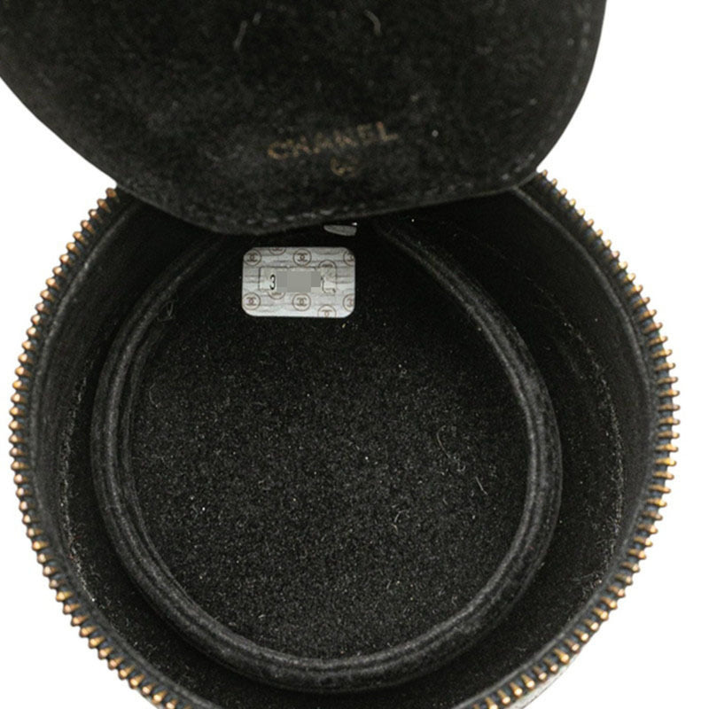 Vintage Timeless Cosmetic Case Caviar