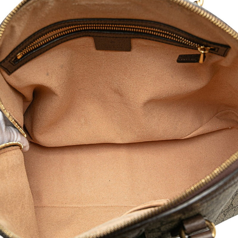 Ophidia Dome Top Handle Bag Gg Coated