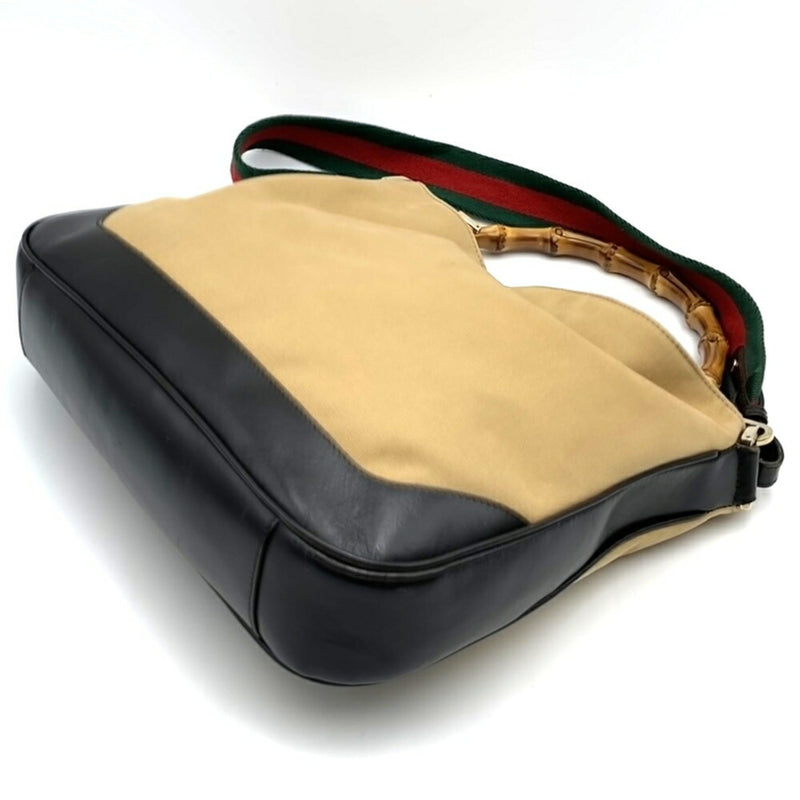 Diana Bamboo Shoulder Bag Leather Medium