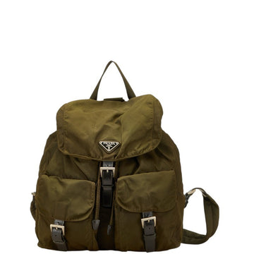 Double Front Pocket Backpack Tessuto