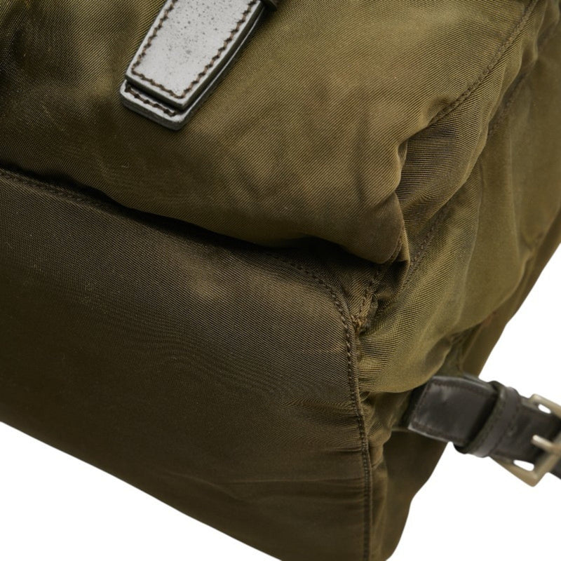 Double Front Pocket Backpack Tessuto