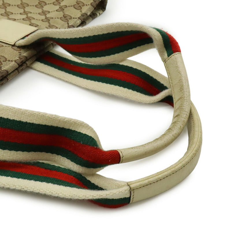 Diaper Web Strap Tote Gg Canvas Large