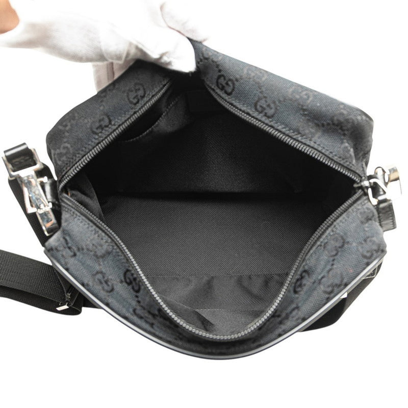 Flap Messenger Bag Gg Canvas Small