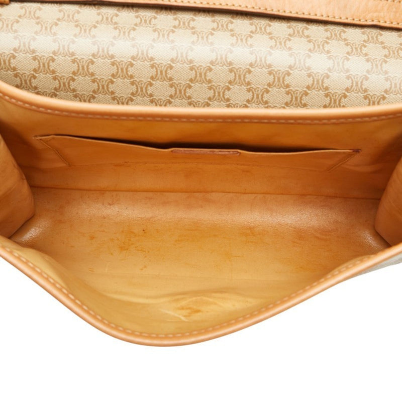 Vintage Saddle Flap Shoulder Bag Macadam