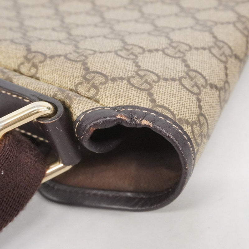 Flap Messenger Gg Coated Canvas Small