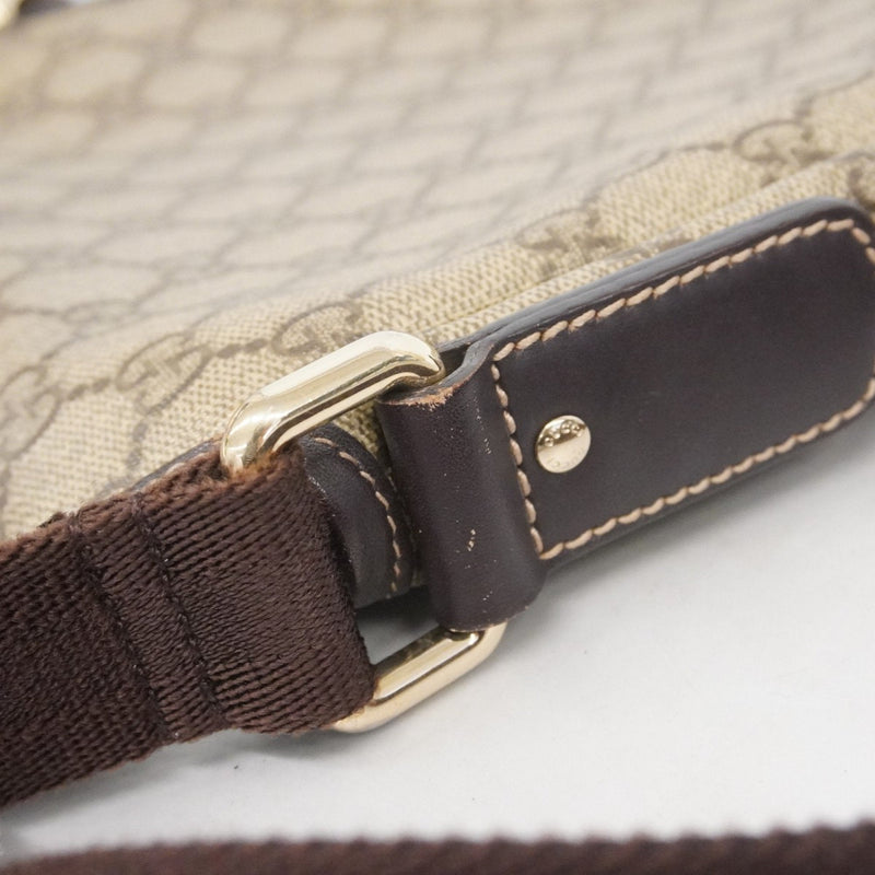 Flap Messenger Gg Coated Canvas Small