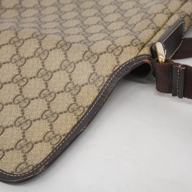 Flap Messenger Gg Coated Canvas Small