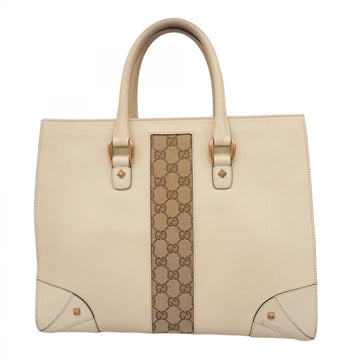 Animalier Web Top Handle Tote Leather