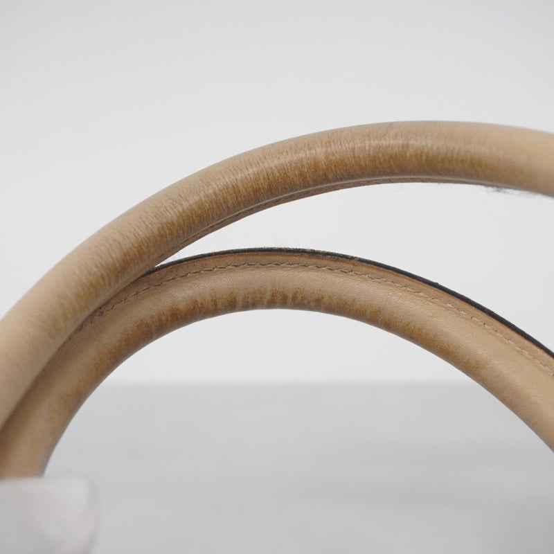 Animalier Web Top Handle Tote Leather