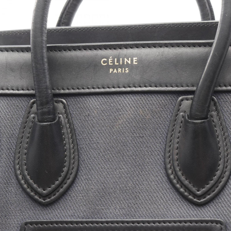 Luggage Bag Canvas And Leather Micro