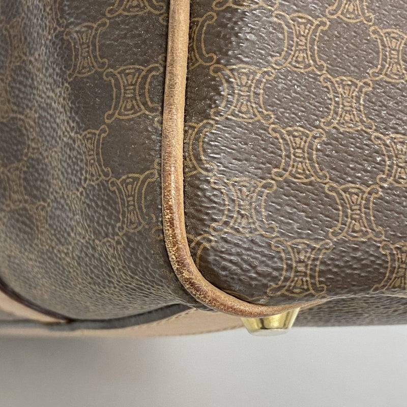 Vintage Duffle Bag Macadam Coated Canvas