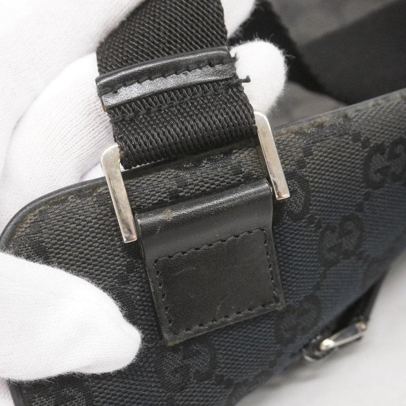 Flat Messenger Bag Gg Canvas Medium