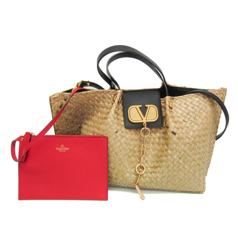 Vlogo Escape Tote Straw Medium