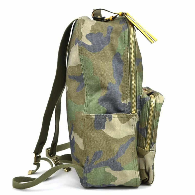 Camouflage Stripe Backpack Canvas With