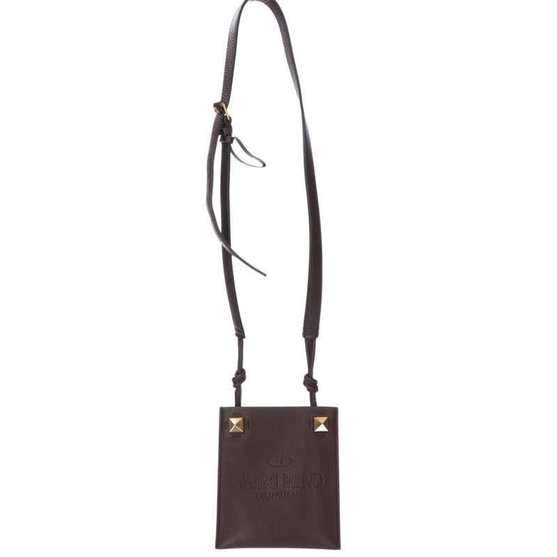 Rockstud Alcove Clutch Leather
