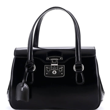 Lady Lock Satchel Leather Medium