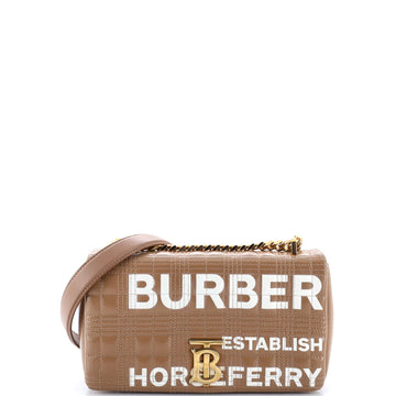 Lola Shoulder Bag Quilted Printed Coated