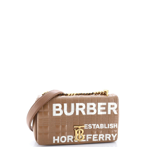 Lola Shoulder Bag Quilted Printed Coated