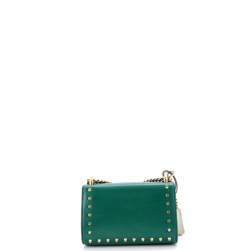 Pearly Padlock Shoulder Bag Studded