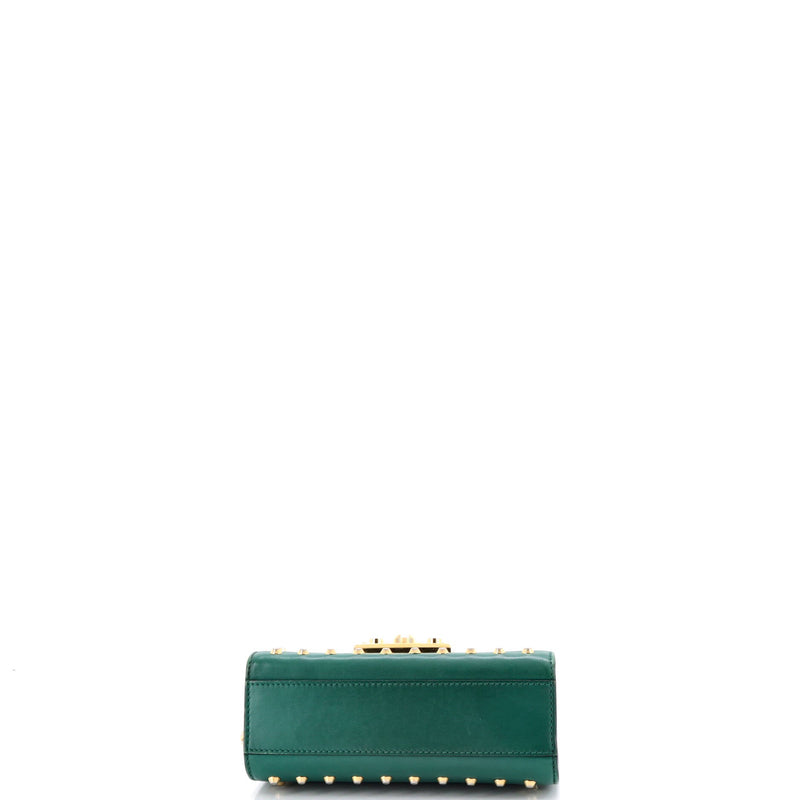 Pearly Padlock Shoulder Bag Studded