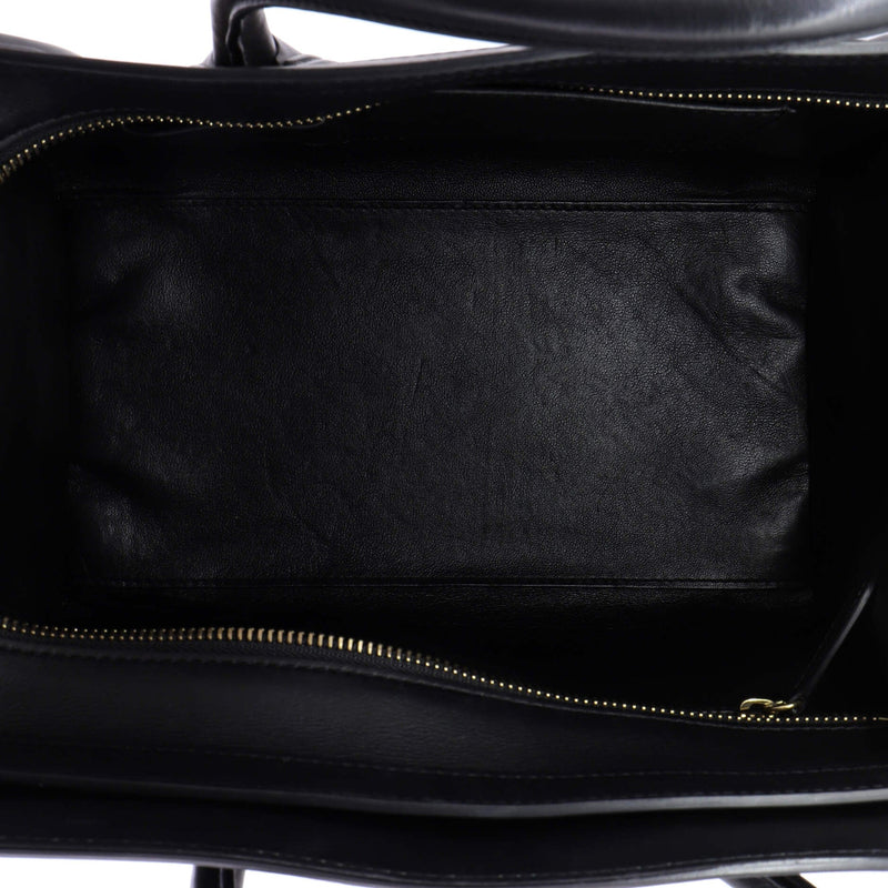 Tricolor Luggage Bag Leather Mini