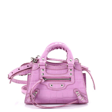 Neo Classic City Bag Crocodile Embossed