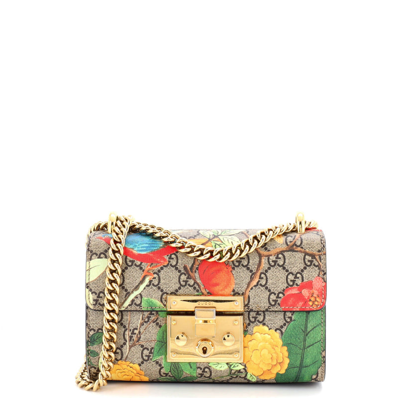 Padlock Shoulder Bag Tian Print Gg