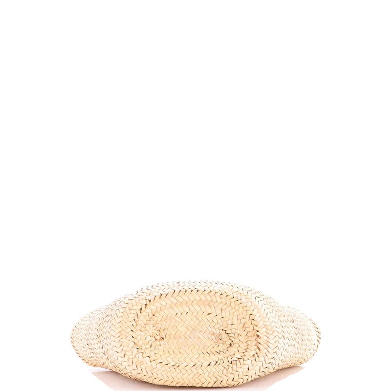 Triomphe Basket Shoulder Bag Raffia With